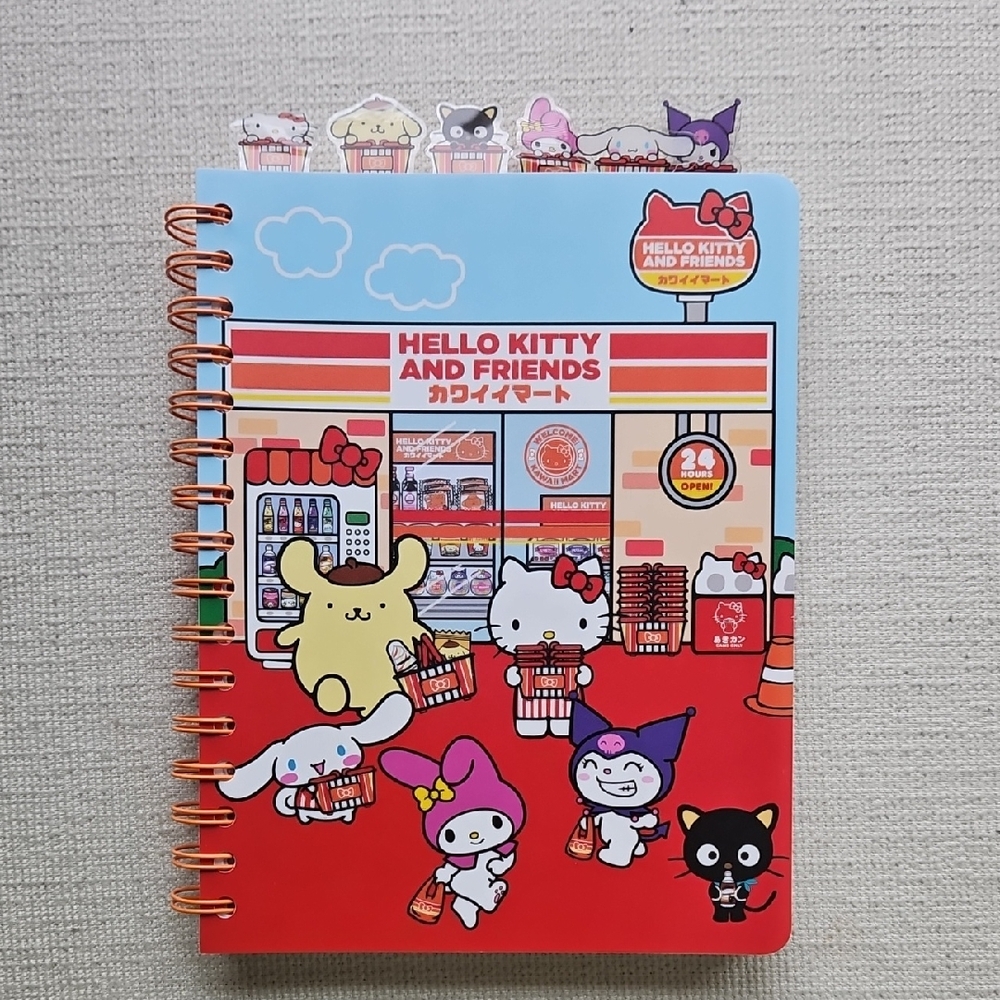 Sanrio Hello Kitty and Friends Storefront Journal - Red and Blue
